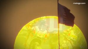 sončni zahod VN Katarja zastava sonce motoGP