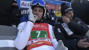 Timi Zajc po diskvalifikaciji