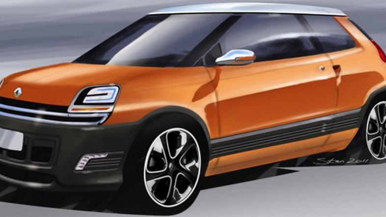 Skice obstajajo, a Renault ne namerava izdelovati naslednika petice. (Foto: Rena