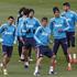 Di Maria Coentrao Khedira Real Madrid Levante Valdebebas trening Liga BBVA Špani