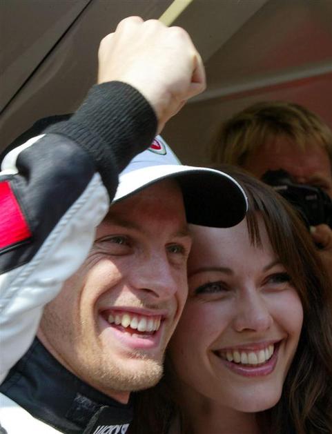 Jenson Button in Louise Griffiths