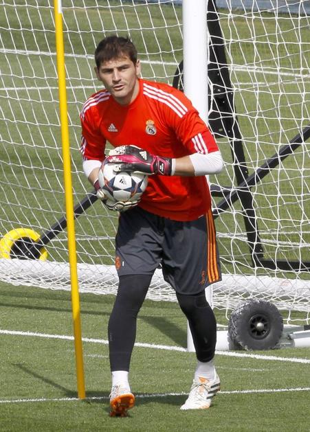 Casillas Real Madrid trening pred Bayernom