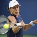 Katarina Srebotnik v drugem in tretjem nizu ni našla rešitve za levoročno Švicar