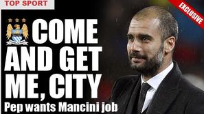 Guardiola Manchester City The Sun Mancini