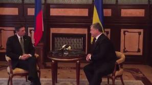 Borut Pahor Peter Porošenko