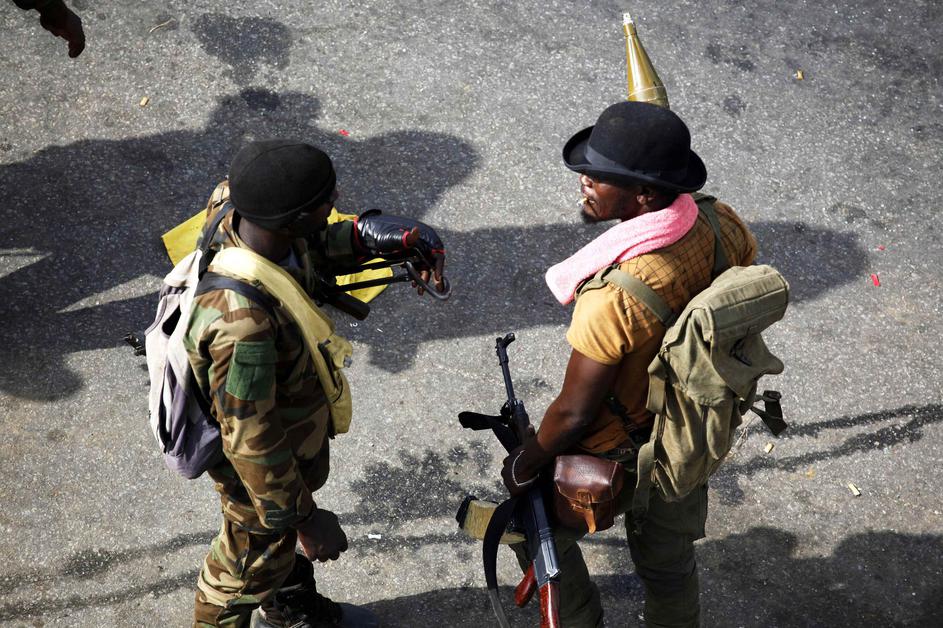 SLONOKOŠČENA OBALA, NASILJE, GBAGO, VOJAKI