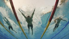 Damir Dugonjić (na sredini) je bil v kvalifikacijah najhitrejši. (Foto: Reuters)