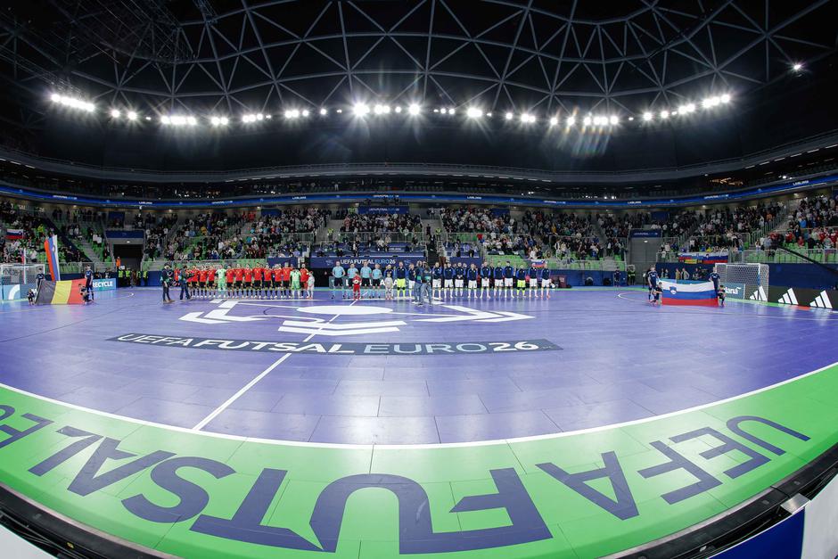 UEFA FUTSAL EURO26 Belgija Slovenija | Avtor: Saša Despot