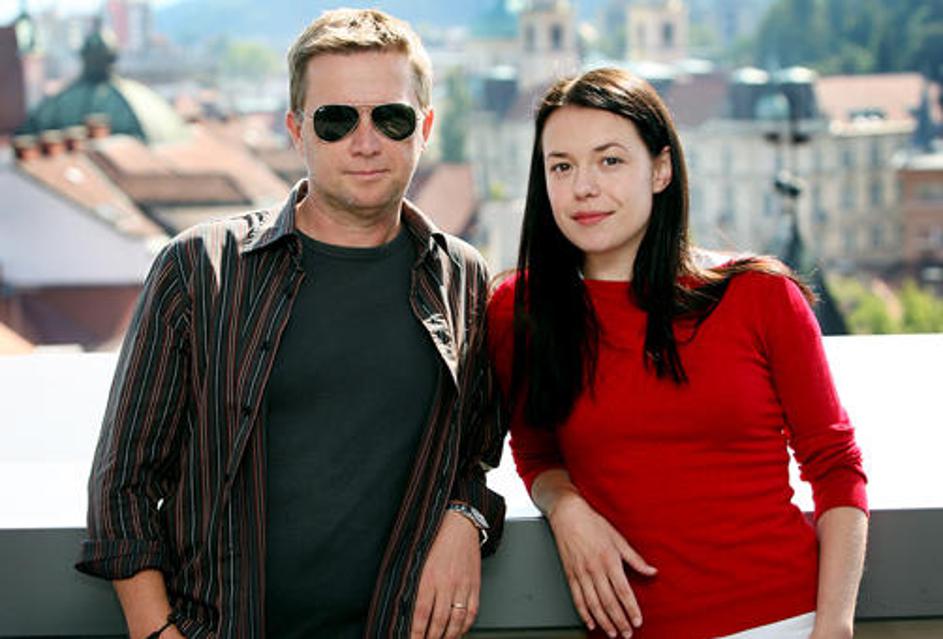 Režiser Damjan Kozole in igralka Nina Ivanišin