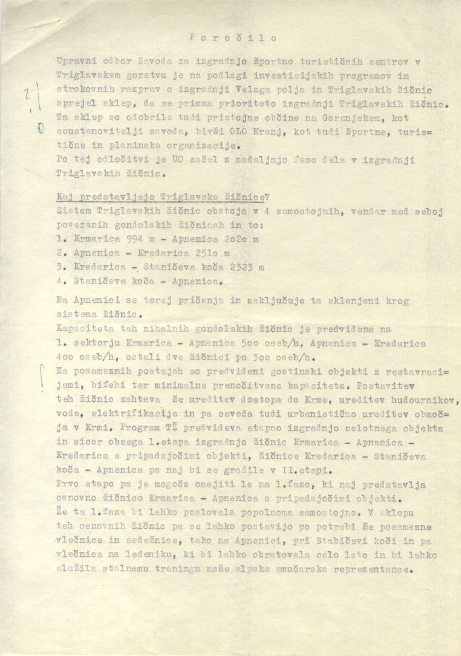 Smučišče Triglav | Avtor: Arhiv Republike Slovenije