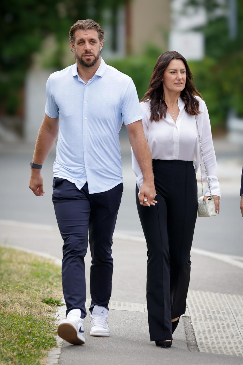 Anže Kopitar, Ines Kopitar sodišče | Avtor: Saša Despot