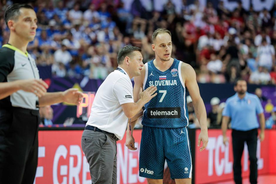 eurobasket 2025 francija slovenija, aleksandar sekulić, klemen prepelič | Avtor: Saša Despot