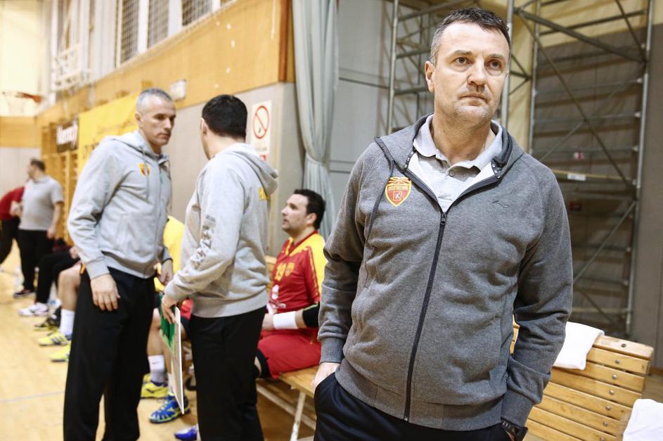 Obrvan Slovenija Makedonija rokomet prijateljska tekma dvorana Polaj Trbovlje