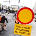 Slovenija 23.09.2013 za promet zaprta slovenska cesta razen LPP, kolesa, vozila 