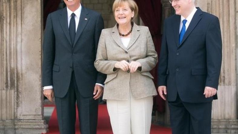Pahor, Merkel, Josipović