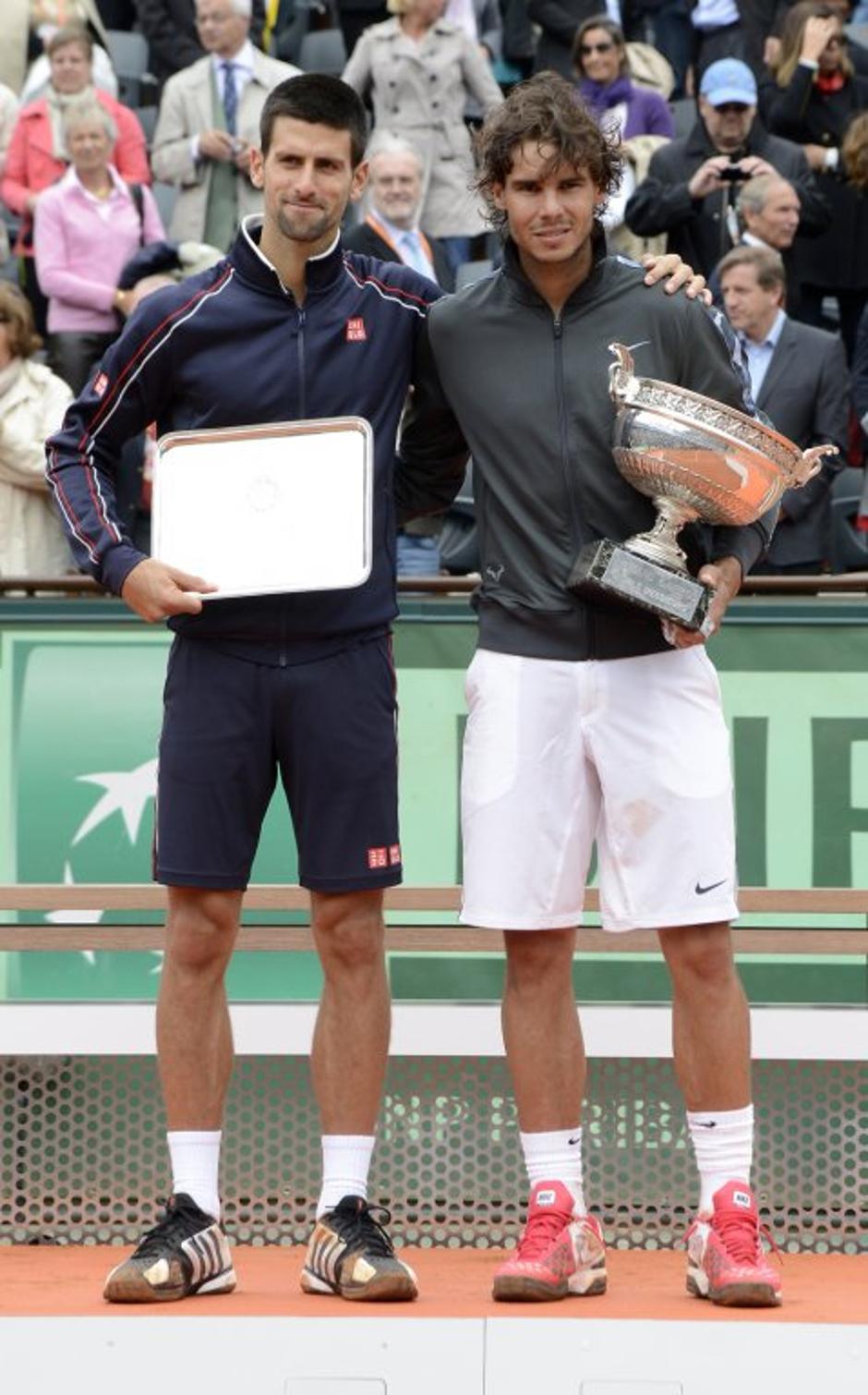 Novak Djoković Đoković Rafael Nadal OP Francije finale | Avtor: EPA