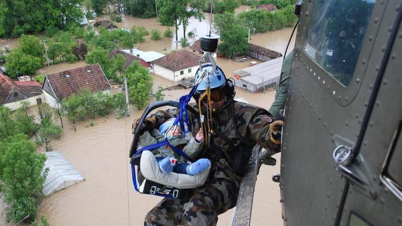 Slovenska vojska, reševanje otroka