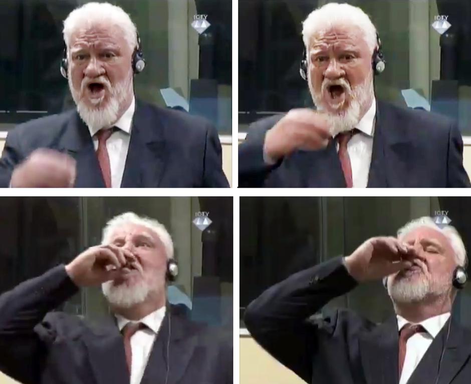 Slobodan Praljak, Haag, strup | Avtor: Epa