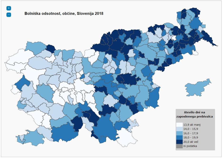 Bolniška odsotnost | Avtor: NIJZ