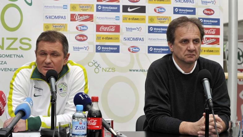 Matjaž Kek in Ivan Simič bosta v Londonu promovirala Slovenijo. (Foto: Žurnal24)