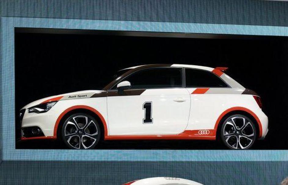 Audi A1 competition kit je bil razstavljen na avtosalonu v Ženevi. (Foto: Žurnal