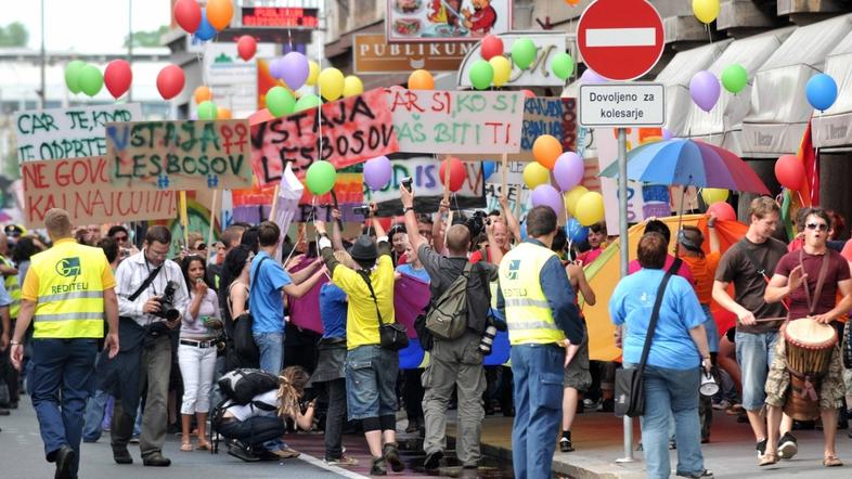 Ljubljana 27.06.09, gay parada, parada ponosa, Foto: Dejan Mijovic