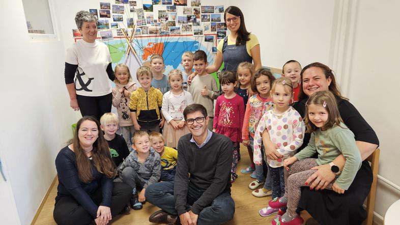 Ob dnevu slovenske hrane se je župan Mestne občine Kranj Matjaž Rakovec