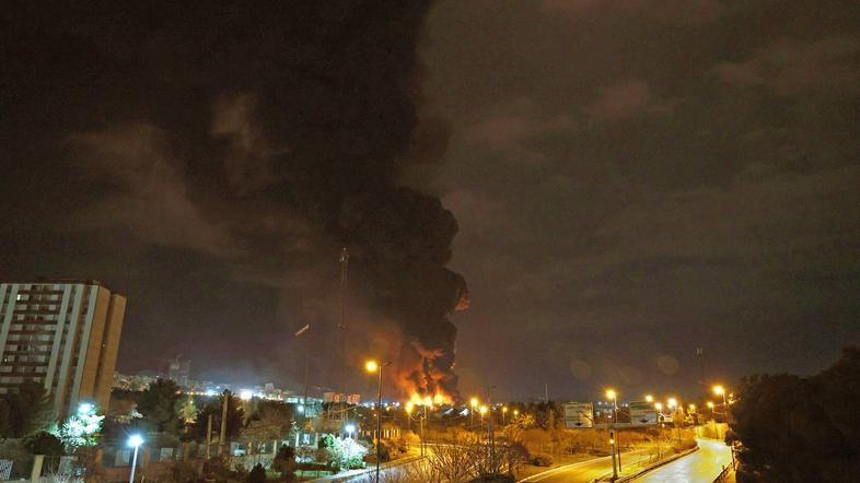 eksplozije v bližini Teherana