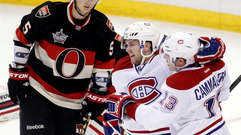 Desharnais Cammalleri Lee Montreal Canadiens Ottawa Senators NHL