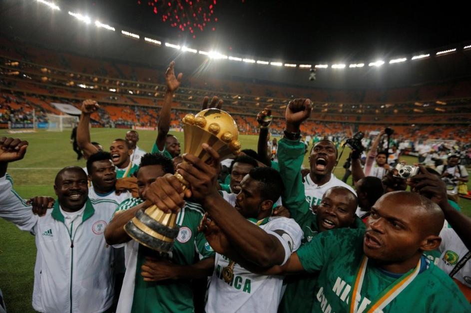 Nigerija Burkina Faso afriški pokal narodov finale Johannesburg Soccer City