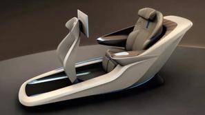 Koncept avtomobilskega sedeža