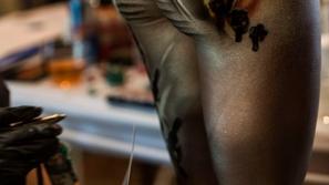 poslikava telesa, ZDA, tekmovanje