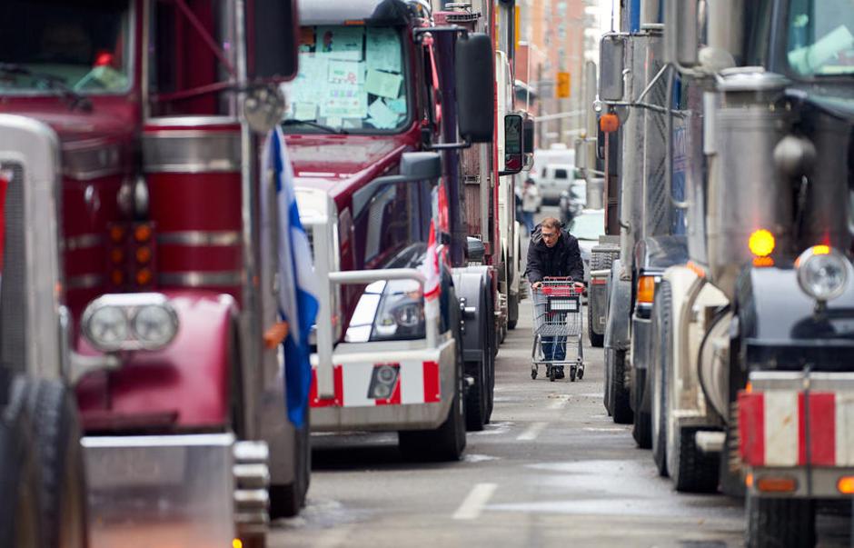 Protest tovornjakarjev v Kanadi | Avtor: Epa