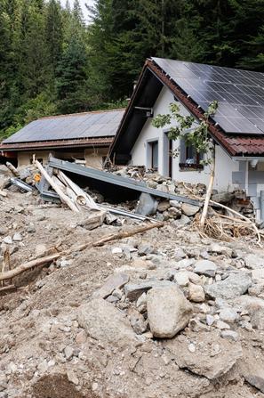 poplave razdejanje po poplavah Raduha uničena hiša