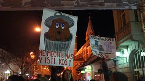 Protest v Mariboru 