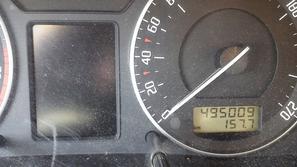 Števec na policijskem avtomobilu