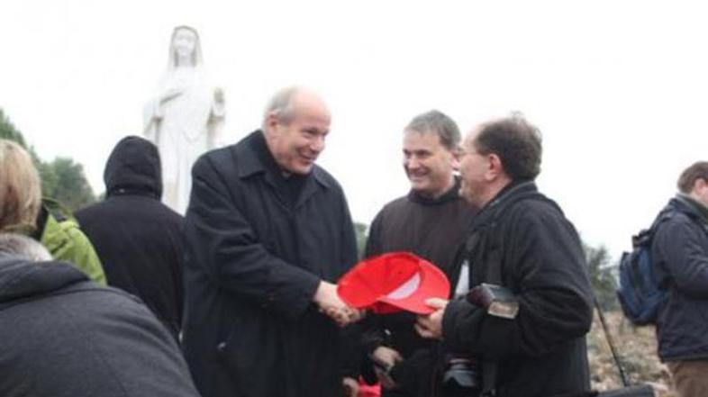 Dunajski nadškof Christoph Schönborn v Međugorju. (Foto: Večernji list)