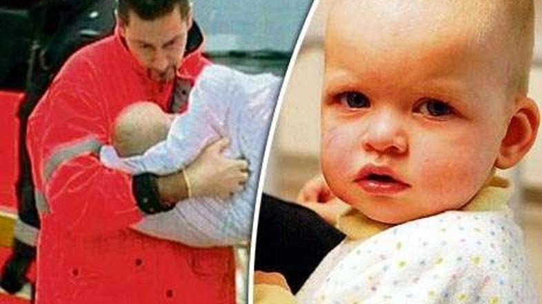 Melisso, ki je bila v trenutku nesreče v vozičku, je pogrebni avto za seboj vlek