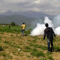 Uporaba solzivca na grško-makedonski meji