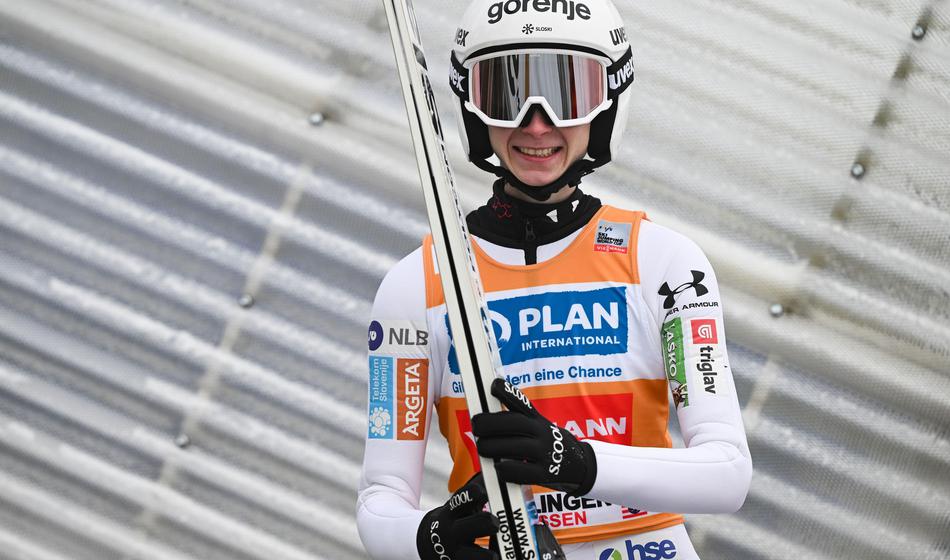 Nika Prevc v finalu z drugega mesta