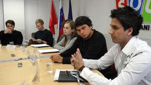 Novo predsedstvo želi po besedah Štromajerja (drugi z leve) izboljšati mednarodn