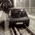 Citroën C1 na podzemni železnici.