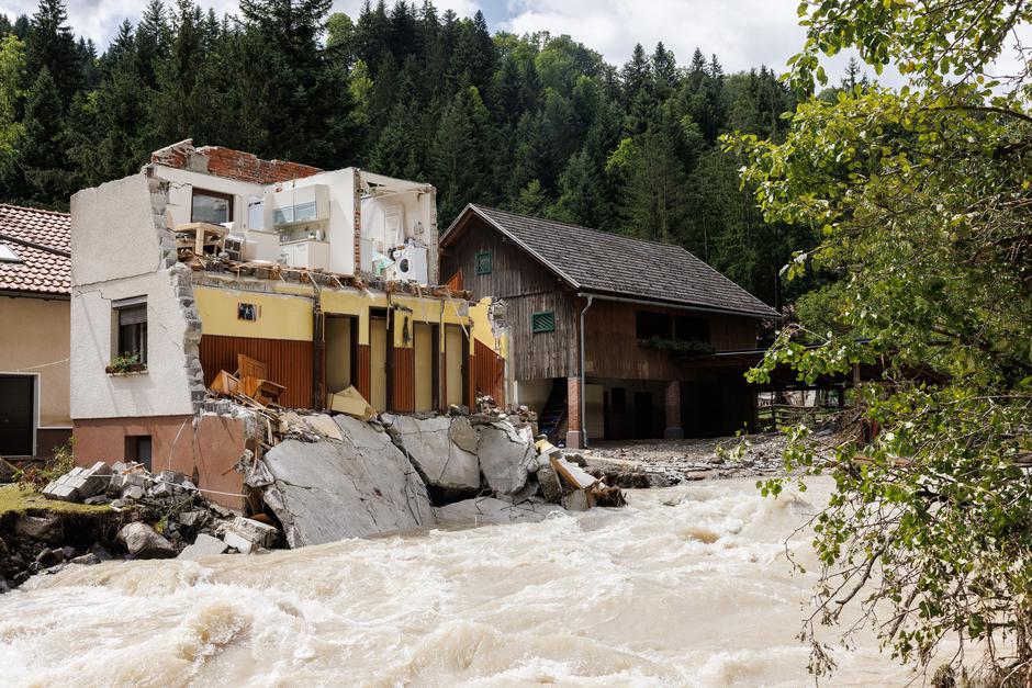 poplave razdejanje po poplavah Raduha uničena hiša | Avtor: Profimedia