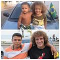 David Luiz Thiago Silva dvojčka klona Chelsea PSG Paris Saint-Germain otroka