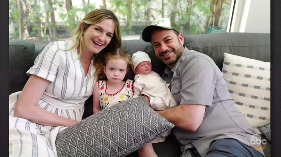Jimmy Kimmel in novorojenček s srčno napako | Avtor: Profimedias