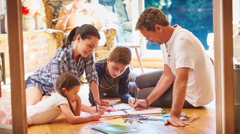 družina prosti čas