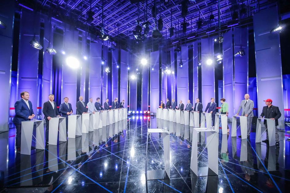 Soočenje predsednikov strank na TV Slovenija