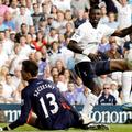 Emmanuel Adebayor je bil na tekmi z Arsenalom tarča hudih žaljivk.