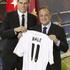 Gareth Bale Florentino Perez Real Madrid Santiago Bernabeu predstavitev