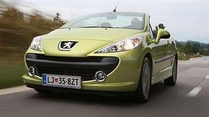 Pri Peugeotu z modelom 207 CC ne računajo le na to, da bodo avtomobil vozile le 